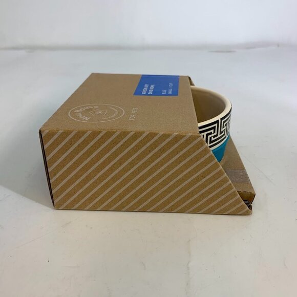 Now House for Pets by‎ Jonathan Adler Greek Key Small Duo Bowl - Picture 4 of 6